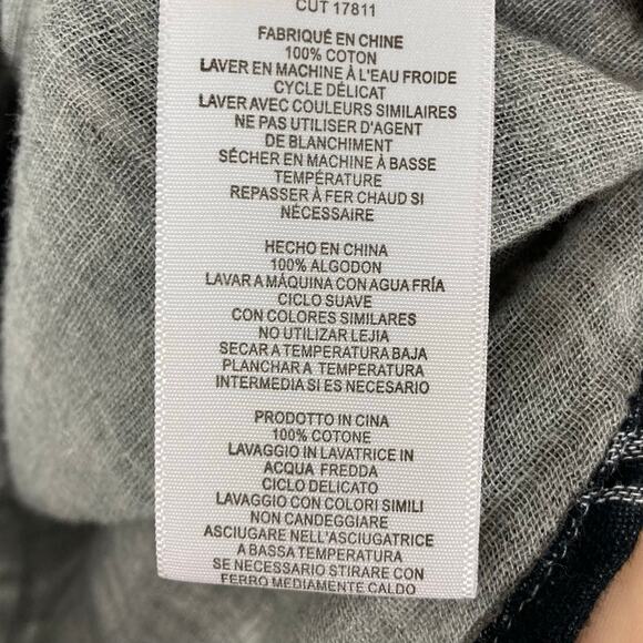 NWOT CURRENT/ELLIOTT Shirt 0 Multi Plaid Flannel Slim Button-Up “Sugar Siesta” - Picture 7 of 11